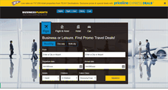 Desktop Screenshot of businessflights.com
